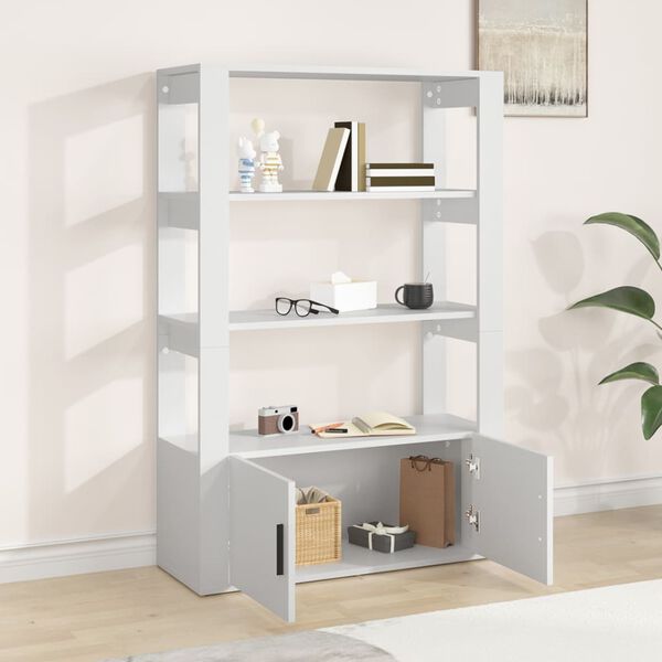 vidaXL Sideboard White Engineered wood 31.5 in x 11.8 in x 47.0 in