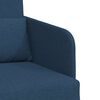 vidaXL Sofa Bed Blue 25.59 x 31.50 x 32.68 in Fabric
