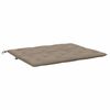 vidaXL Garden Bench Cushion Set of 2 Taupe Oxford fabric