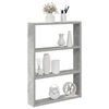 vidaXL Wall Shelf Concrete Grey Engineered Wood Medium Wall Shelf