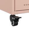 vidaXL TV Cabinet Pink Cold-rolled steel Medium TV Cabinet Rectangular