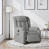 vidaXL Electric Massage Recliner Chair Light gray