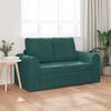 vidaXL Sofa Bed Dark Green 58.27 x 27.95 x 32.68 in Velvet
