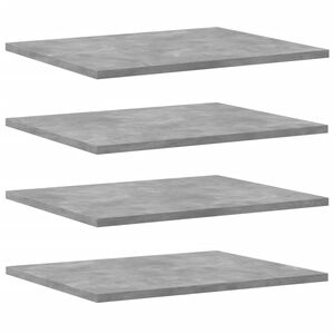 vidaXL Shelf Set of 8 Concrete Grey Engineered Wood Medium Shelf