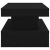 vidaXL Coffee Table Black Oak Engineered Wood Medium Coffee Table