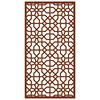 vidaXL Garden Wall Decoration Rusty Corten steel 41.3 x 21.7 in