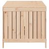 vidaXL Garden Storage Box Natural Wood Solid Pine Wood Large