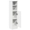 vidaXL Bathroom Cabinet White Engineered wood Slim Bathroom Cabinet