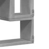 vidaXL Wall Shelf Concrete Grey Engineered Wood 37.8x4.7x25.2 in
