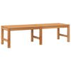 vidaXL Bench Teak Solid Teak Wood 59.1 in long Durable Garden Bench
