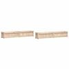vidaXL Garden Planter Set of 2 Pine Solid pine wood Large