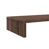 vidaXL Monitor Stand Brown Oak 39.4x10.6x3.9" Engineered Wood