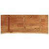 vidaXL Bathroom Countertop Natural wood Solid Acacia wood 55.1x23.6 in