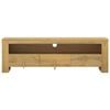 vidaXL TV Cabinet Teak Solid teak wood 43.3 x 11.8 x 13.8 in TV Cabinet