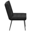vidaXL Relaxing Chair Black Velvet Standard chair size Ergonomic