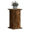 vidaXL Plant Stand Smoked Oak Engineered Wood 13.0 x 13.0 x 23.6 in