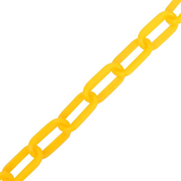 vidaXL Warning Chain Yellow 328.1 ' &Oslash;0.31 " Plastic