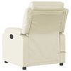 vidaXL Massage Recliner Chair Cream
