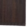 vidaXL Rug Dark Brown Bamboo, PP (polypropylene) 31.5 x 157.5 in