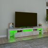 vidaXL TV Cabinet Concrete Gray Engineered Wood Large TV Cabinet