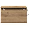 vidaXL Wall-mounted Bedside Cabinet with Drawer Artisan Oak