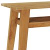 vidaXL Console Table Natural Solid Teak Wood 47.2 in long Console Table