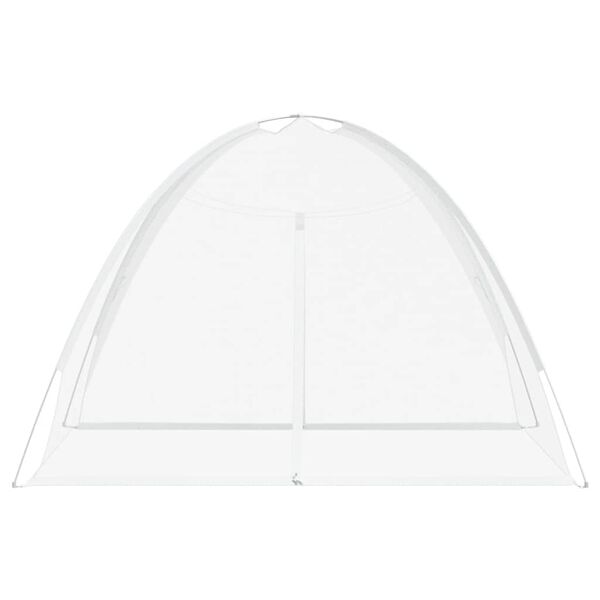 vidaXL Mosquito Net Mongolia with Doors 220 Mesh White 78.7x70.9x53.1"
