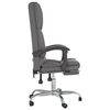 vidaXL Massage Office Chair Grey Faux leather, Metal, Plywood Medium