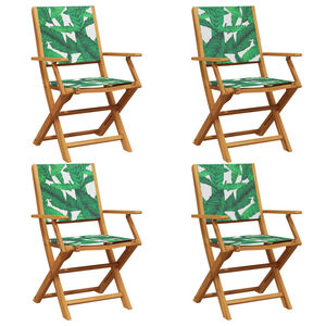 vidaXL Garden Chair Set of 4 Green