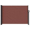 vidaXL Retractable Side Awning Brown
