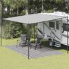 vidaXL Tent Carpet 118.1x196.9" Anthracite and White