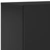 vidaXL TV Wall Unit Black Engineered wood