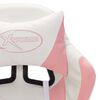 vidaXL Racing Chair Pink and Black 80% PVC, 15% Polyester, 5% Cotton