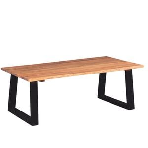 vidaXL Coffee Table Brown and black