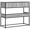 vidaXL Console Table Grey Sonoma Engineered wood Standard Console Table