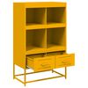 vidaXL Highboard Mustard Yellow Cold-rolled Steel