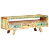vidaXL TV Cabinet Mix color finishing Reclaimed wood 46.1 x 11.8 x 16.1 in