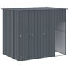 vidaXL Dog House Anthracite Galvanized steel Large Durable Dog House