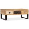 vidaXL Coffee Table Natural Wood Solid Mango Wood Medium Coffee Table