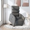 vidaXL Stand Up Recliner Chair Dark Grey Polyester, Metal, Plywood