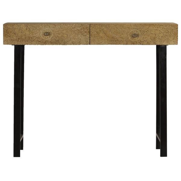 vidaXL Console Table Mango wood brown Solid mango wood Standard
