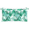 vidaXL Garden Bench Cushion Green and White Oxford fabric (100% polyester)