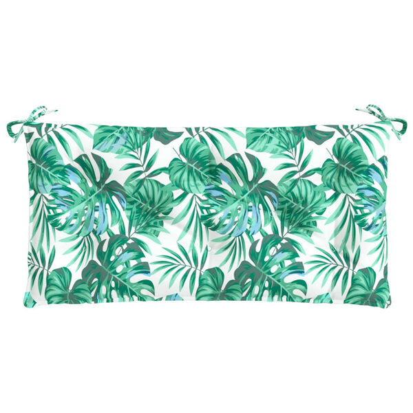 vidaXL Garden Bench Cushion Green and White Oxford fabric (100% polyester)