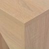 vidaXL Bar Table Oak Engineered Wood Bar Table Rectangular