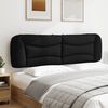 vidaXL Headboard Cushion Black Polyester 71.0 in width Headboard Cushion