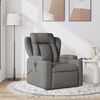 vidaXL Massage Recliner Chair Dark Grey