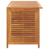 vidaXL Garden Storage Box with Louver 44.5"x19.7"x22" Solid Wood Acacia