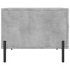 vidaXL Coffee Table Set of 2 Concrete Grey Engineered Wood 19.7 in