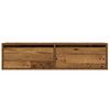 vidaXL TV Cabinet Old wood Engineered wood 39.4 x 14.0 x 9.8 in
