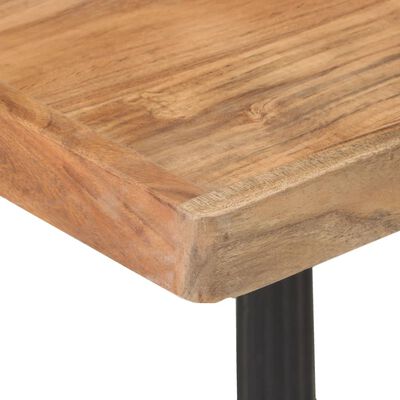 vidaXL Bistro Table 23.6"x23.6"x29.9" Solid Acacia Wood